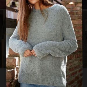 Fuzzy pullover sweater